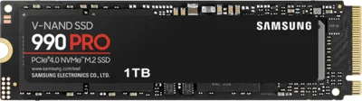 Samsung 990 PRO 1 TB M.2 PCI Express 4.0 NVMe V-NAND MLC