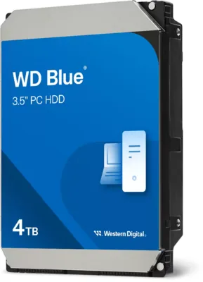 WD Blue PC Desktop Hard Drive - 4TB