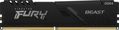 Kingston FURY Beast 8GB 3600MT/s DDR4 CL17 DIMM Black