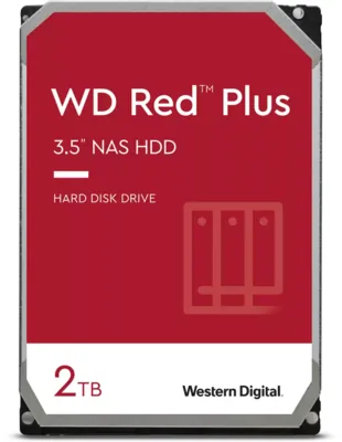 WD Red Plus Internal NAS HDD 3.5" - 2TB