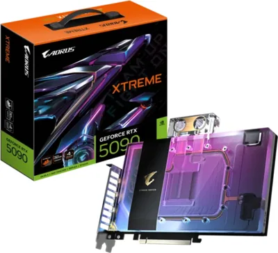 GIGABYTE AORUS GeForce RTX 5090 XTREME WATERFORCE WB 32G