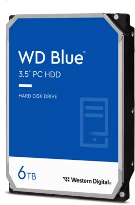 WD Blue PC Desktop Hard Drive - 6TB