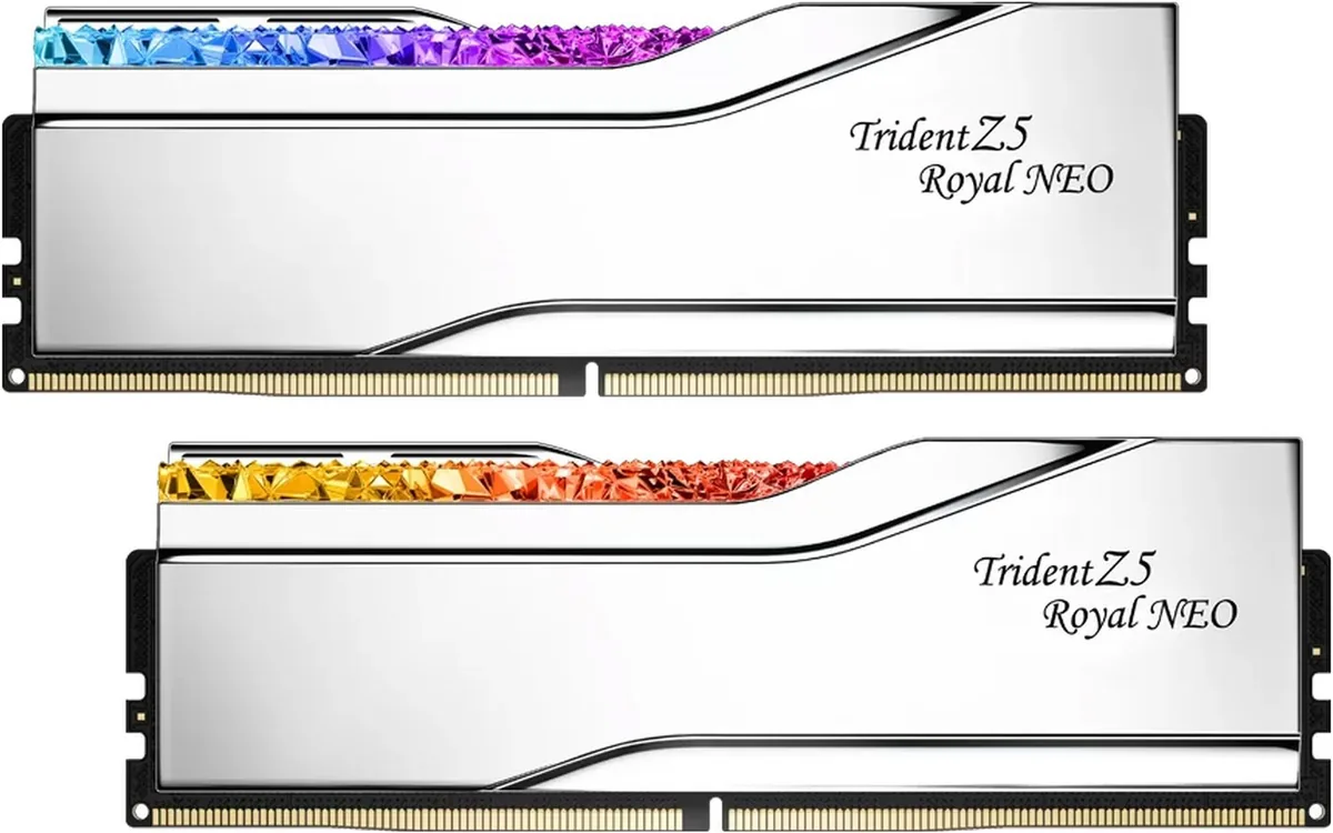 G.Skill Trident Z5 Royal Neo 32GB (2×16GB) DDR5 6000MHz CL26 Silver