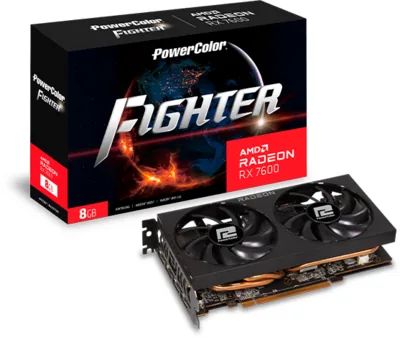 PowerColor Fighter AMD Radeon™ RX 7600 8GB GDDR6