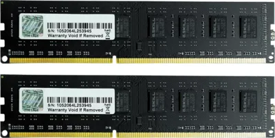 G.Skill Value 8GB (2x4GB) DDR3-1333 CL9-9-9 1.50V