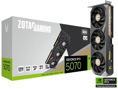 ZOTAC GAMING GeForce RTX 5070 SOLID OC 12GB GDDR7