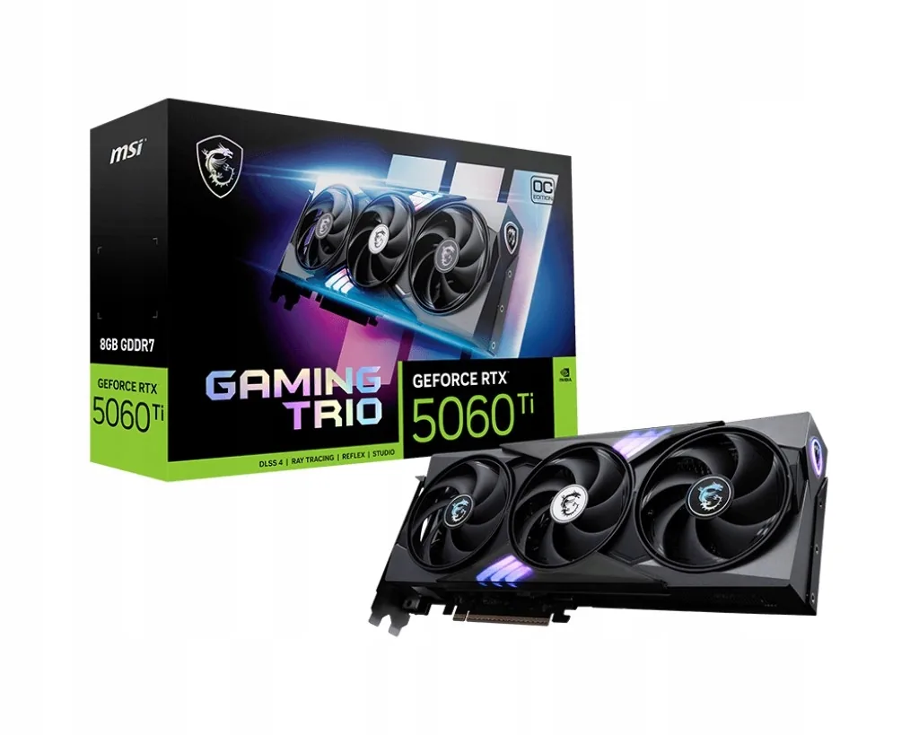 MSI GAMING TRIO OC GeForce RTX 5060 Ti 8GB GDDR7