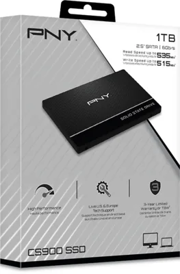 PNY CS900 2.5'' SATA III SSD 1TB