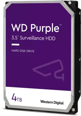 WD Purple Surveillance Hard Drive - 4TB
