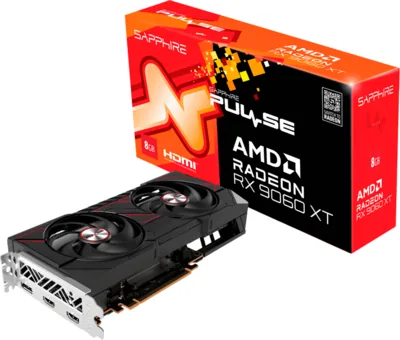 Sapphire PULSE AMD Radeon™ RX 9060 XT OC 8GB GPU