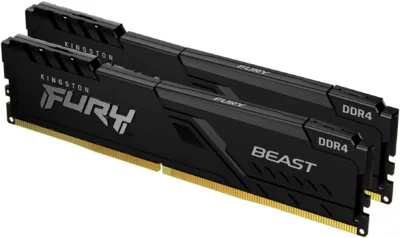 Kingston FURY Beast 32GB 3600MT/s DDR4 CL18 DIMM (Kit of 2) Black
