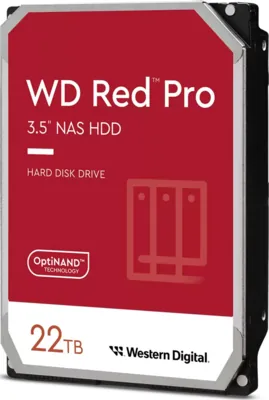 WD Red Pro NAS Hard Drive - 22TB